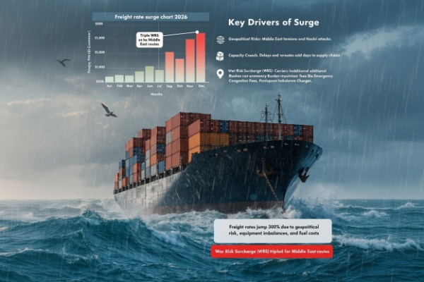Freight rate surge chart 2026
