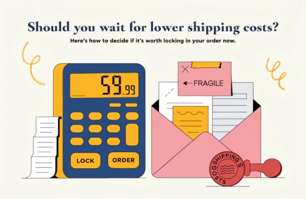 Calculator with shipping documents